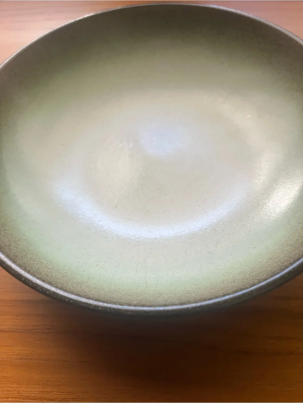 Vintage Heath Ceramics Sea & Sand Coupe Bowl Edith Heath MCM California Pottery